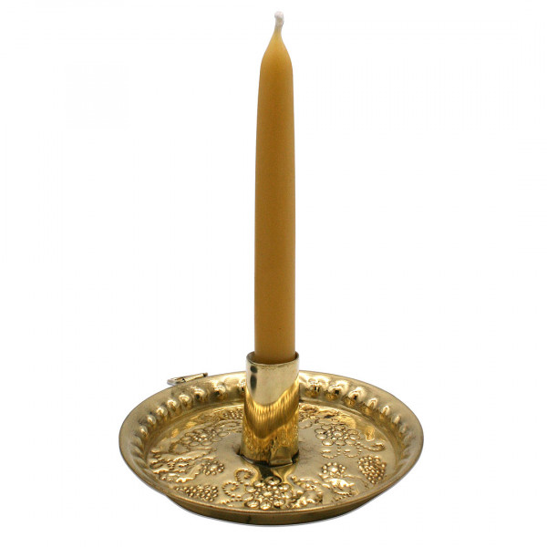 18 Jahrhundert Kerzenhalter Messingblech 3342