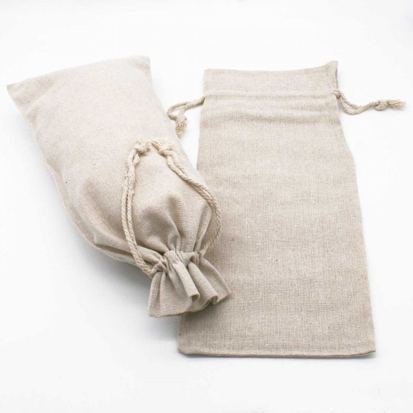 Stoffbeutel 16x37cm Halbleinen 3592
