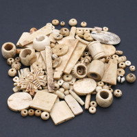 Knochenperlenmischung 250g 0808 Knochenperlenmischung 250g 0808