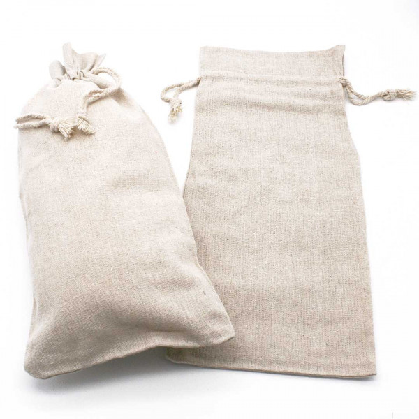 Stoffsäckchen Halbleinen 16x37cm 3592