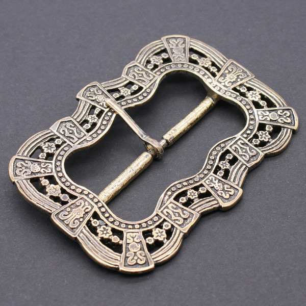 Piraten Guertelschnalle Messing 3854