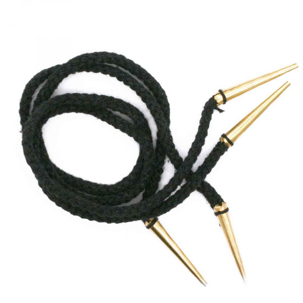 Nestelschnüre 40 cm schwarz 3639