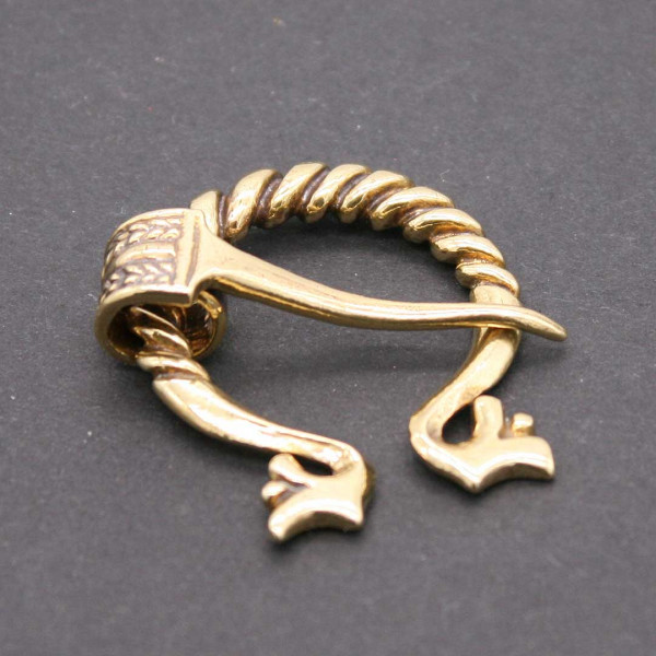 Tierkopf Ringfibel Wikinger 3020