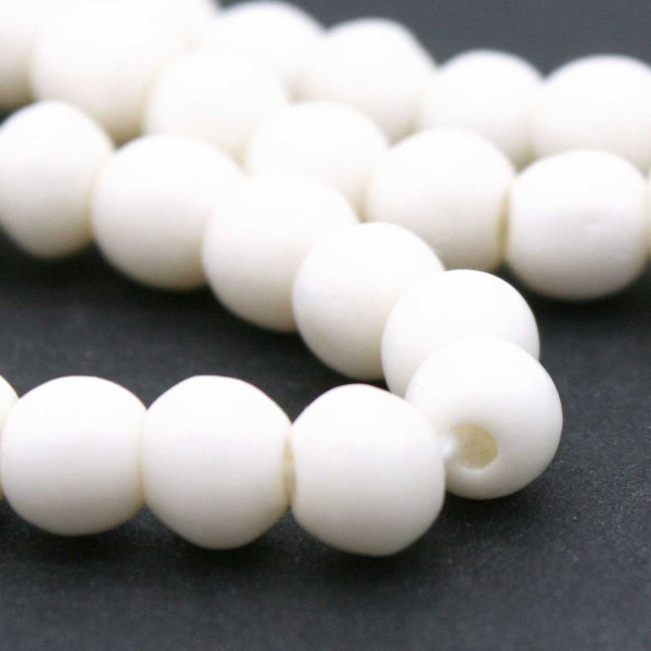 Runde Knochenperlen 0665