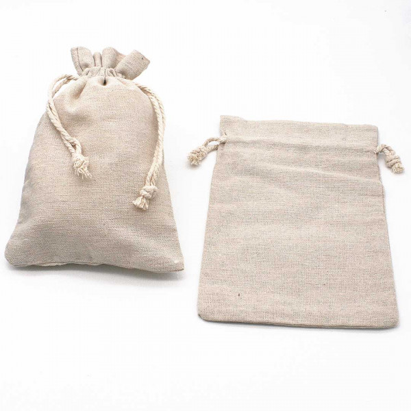 Stoffsäckchen Halbleinen 23x15cm