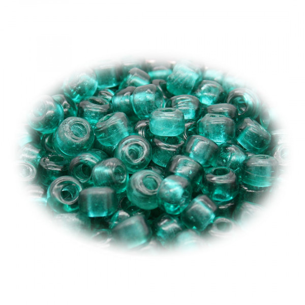 Aquamaringrüne Glasperlen 9mm Crow Beads 3785