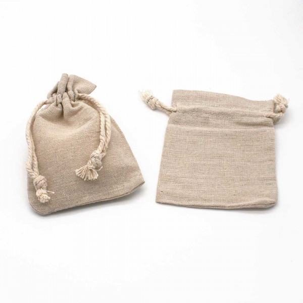 Stoffsäckchen Halbleinen 15x10cm