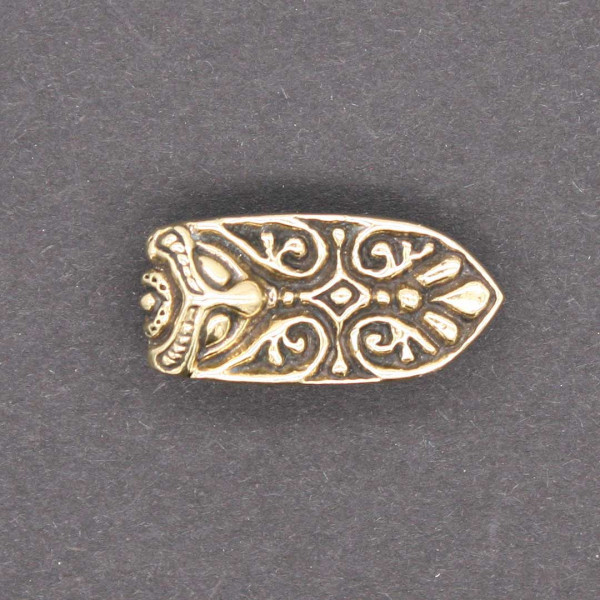 Gürtelendbeschlag Wikinger Gotland 3581