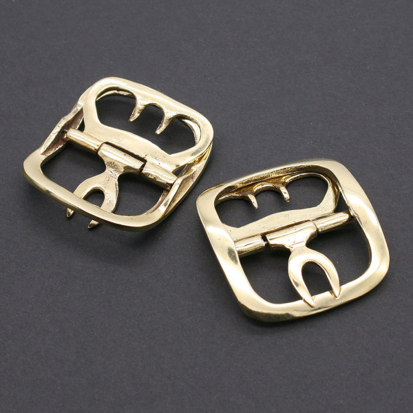 Messing Schuhschliessen Rokoko 0759m