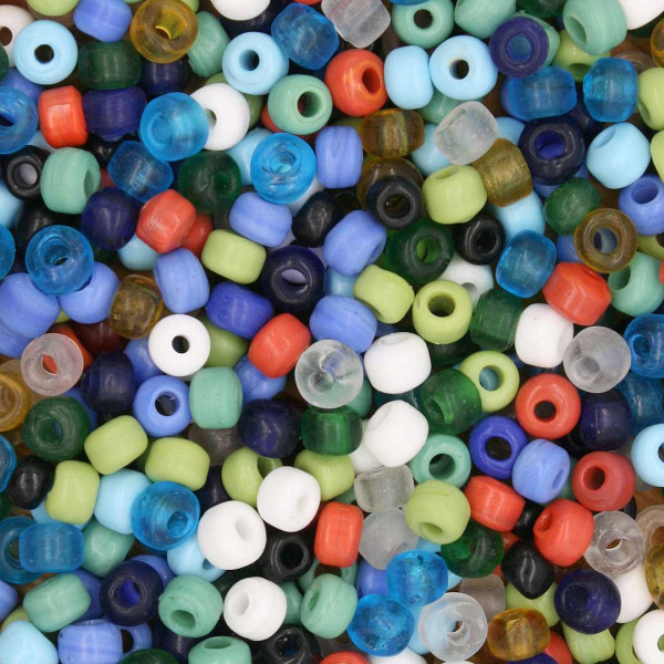 Crow Beads Wickelglasperlen Farbmischung 9mm