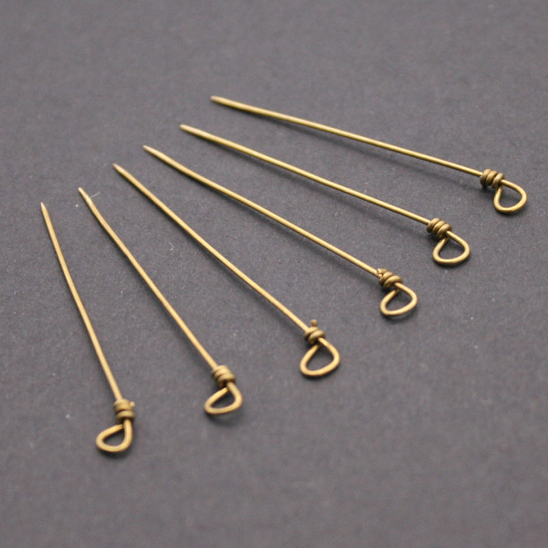 Stecknadeln Messing Mittelalter 3519