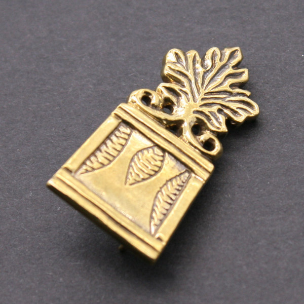 Mittelalter Gürtelendbeschlag Riememenzunge 3745