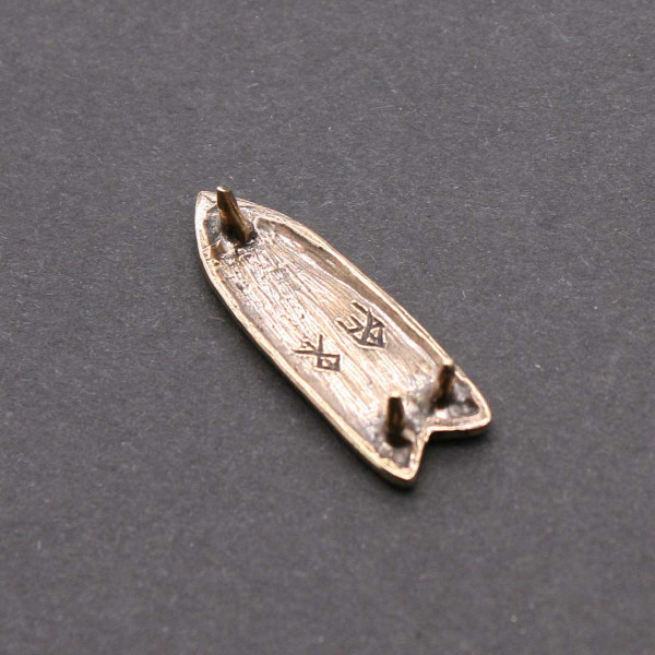 Rückseite Riemenende 3582