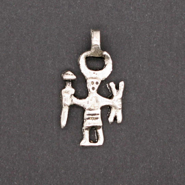 Wikinger Waffentänzer Anhänger 1903s