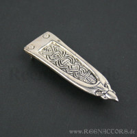 Wikinger Riemenende versilbert 0966s Wikinger Riemenende versilbert 0966s