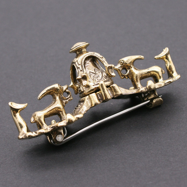 Wikinger Gleicharmfibel Gotland 3878