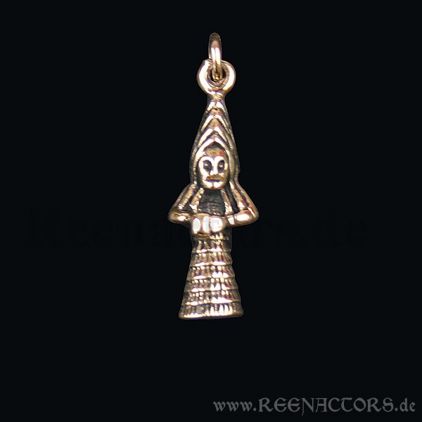 Keltischer Amulettanhänger Frauenfigur 3185