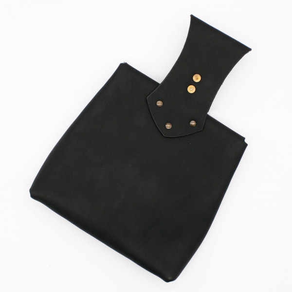 Rückseite Mittelaltertasche schwarz 3802