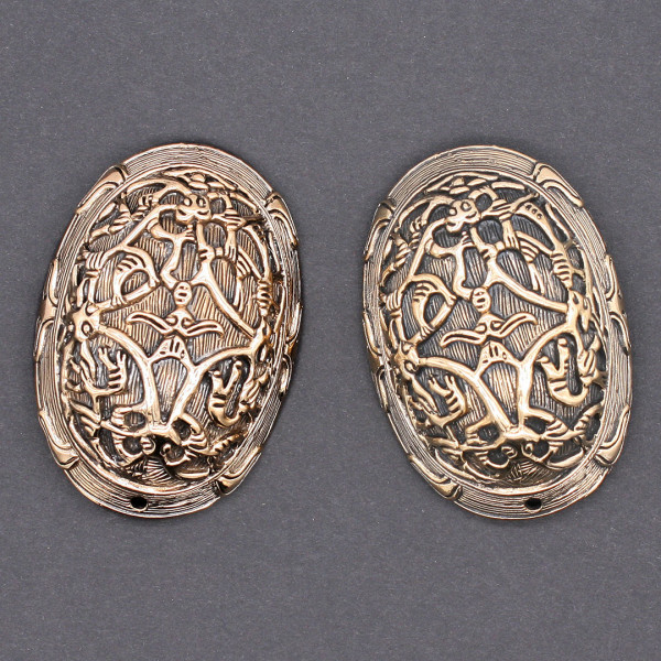 Wikinger Buckelfibeln Birka 0892