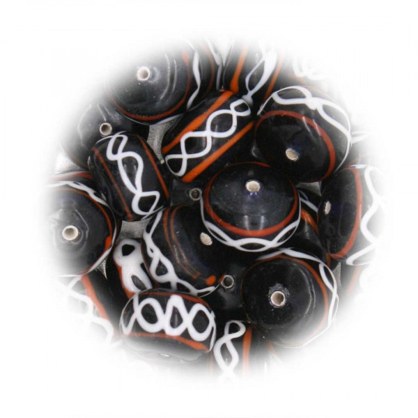 Frühmittelalter Glasperle 1343