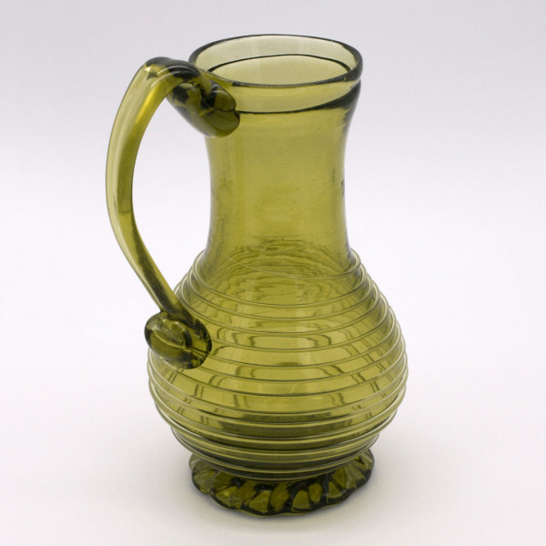 16 Jahrhundert Glaskrug Henkelkaraffe 3845