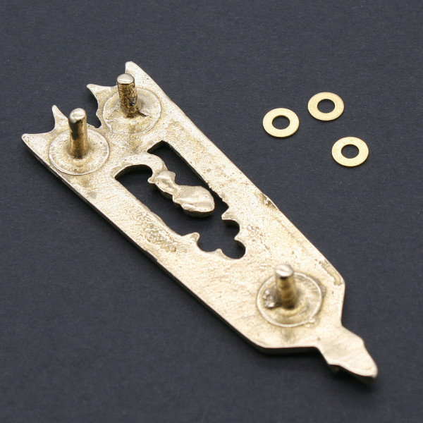 Rückseite Riemenendbeschlag 3724