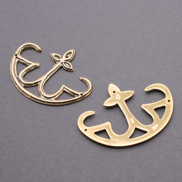 Taschenbeschläge Spätmittelalter Messing 3869