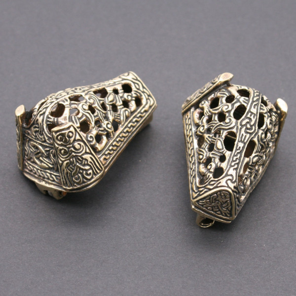 Wikingerfibeln Gotland Tierkopf 3882