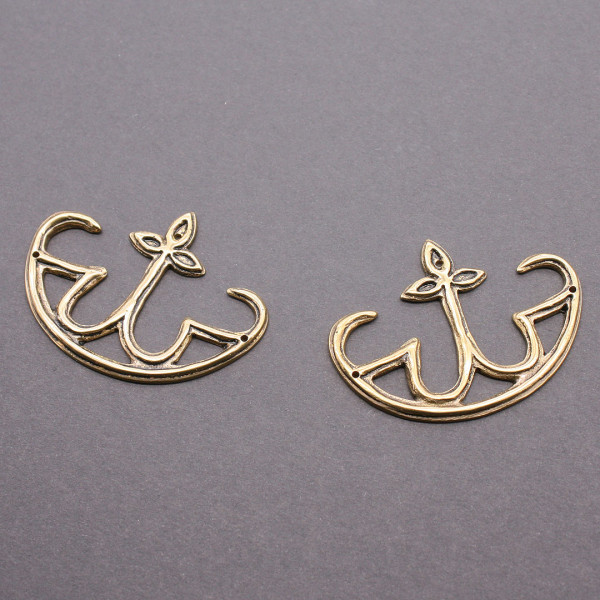 Spätmittelalter florale Taschenbeschläge 3869