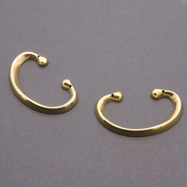 Spätmittelalter Taschenbeschläge Messing 3871