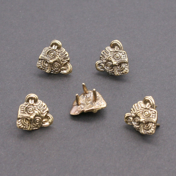 Wikinger Gürtelbeschlag Tierkopf 3775