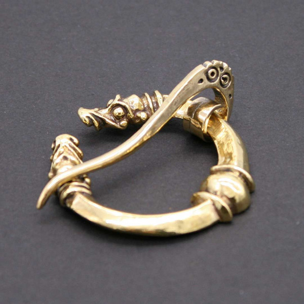 Wikinger Ringfibel mit Tierköpfen 1779