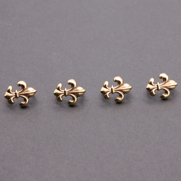 Mittelalter Zierbeschlag Lilie Fleur de Lis 3772
