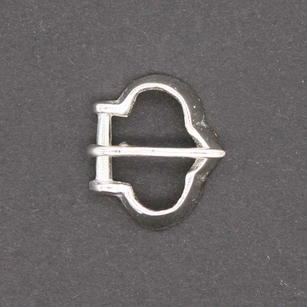 Riemenschnalle versilbert Hochmittelalter 1207s