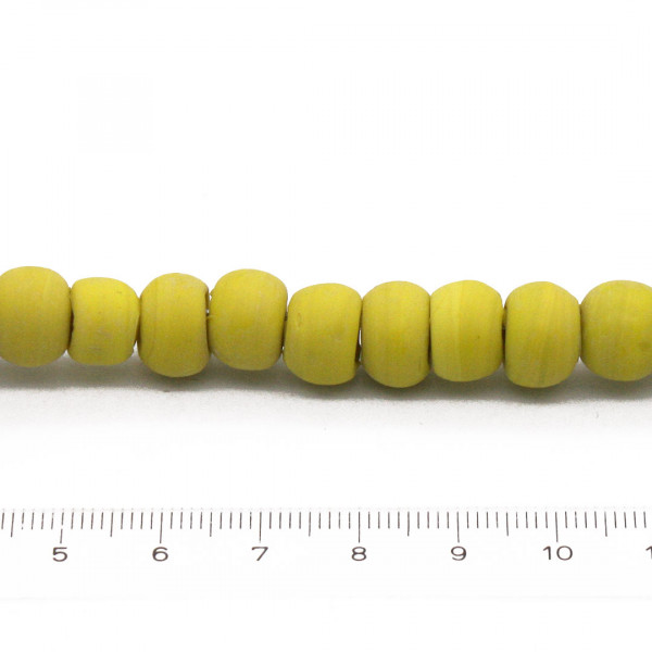 Gelbe Glasperlen Kugelperlen 1174