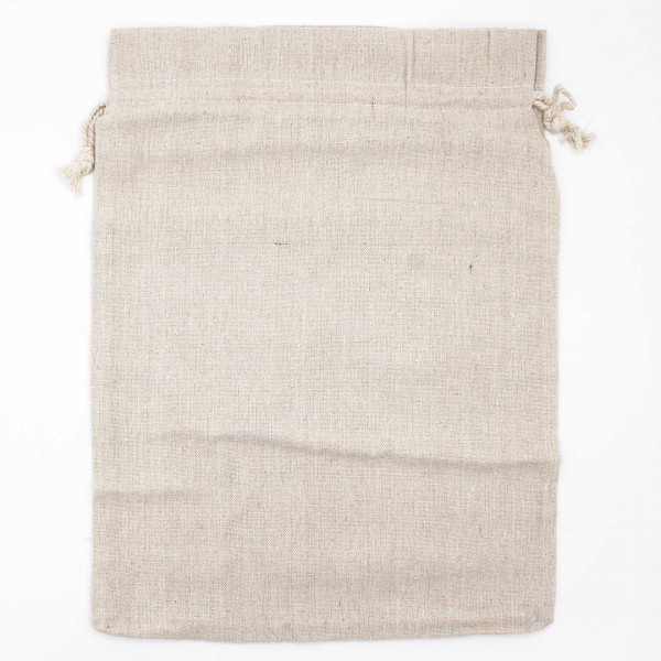 Großer Beutel Halbleinen 40x30cm 3591