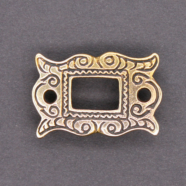 Mittelalter Beschlag für Gürteltasche 3866