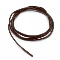 Lederband dunkelbraun 2mm 100cm 1254 Lederband dunkelbraun 2mm 100cm 1254