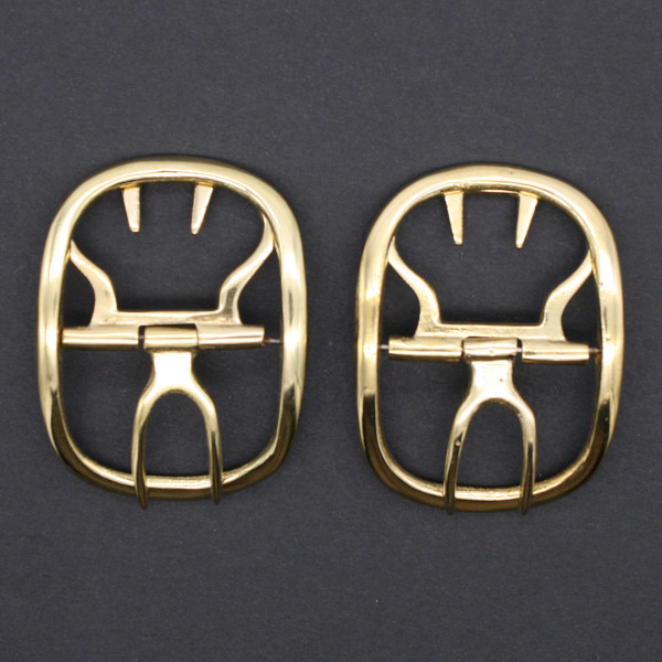 Schuhschliessen Messing Rokoko 0684m