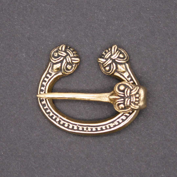 Ringfibel Wikinger Vogelköpfe 3018