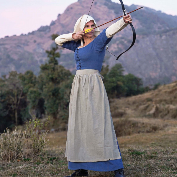 Mittelalter Leinenschürze 3741