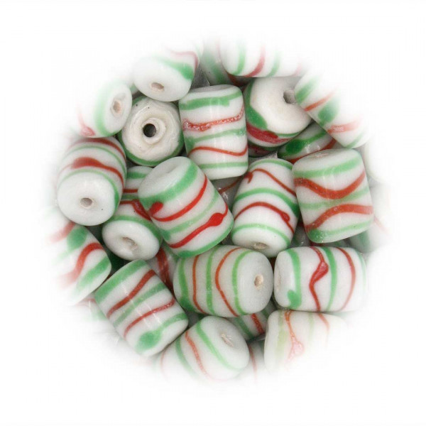 Frühmittelalter Glasperle 1396