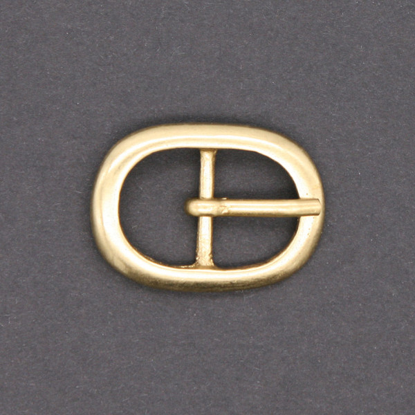 Ovale Messingschnalle klein 3714
