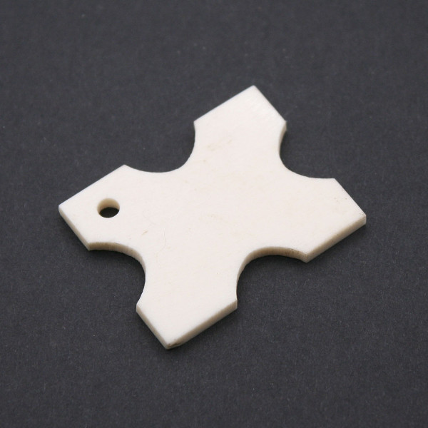 Mittelalter Garnwickler aus Knochen 3841