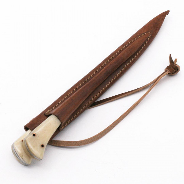 Mittelalter Set Beingriffe Messer Essdorn 3680